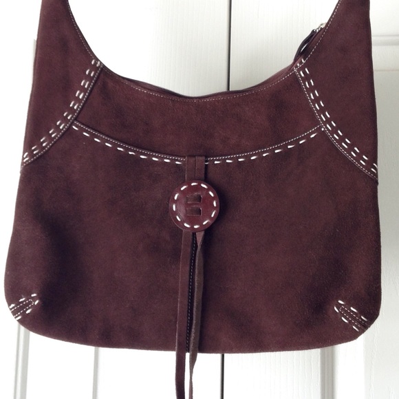 unbranded Handbags - Vintage Suede Boho Hobo